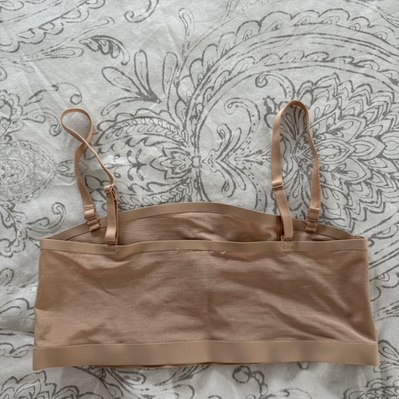 Authentic Skims Powermesh Sheer Bandeau Bralette Bra Size M Clay SOLD OUT - Picture 4 of 5